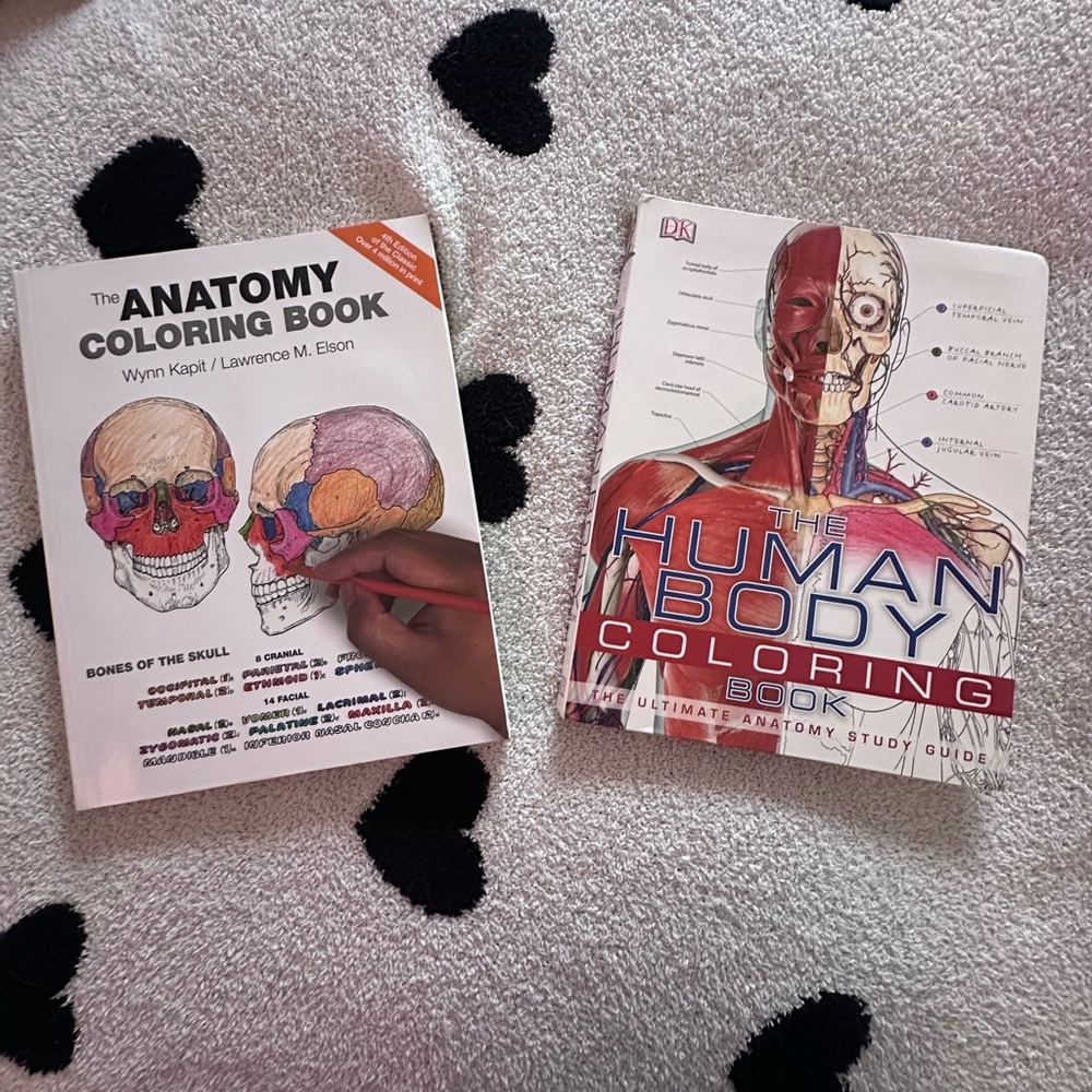 The Anatomy Coloring Book and The Human Body Coloring Book Bundle